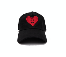 Load image into Gallery viewer, HEART HAT BLACK
