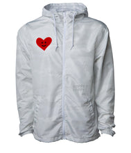 Load image into Gallery viewer, HAPPY MIND, HAPPY LIFE WHITE CAMO WINDBREAKER JACKET
